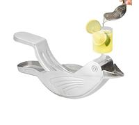 Bird Lemon Squeezer - Stainless Steel Citrus Squeezer Maual Bird Shape | 4.53 Inch Portable Hard Lemon Squeezers Kitchen Gadget for Orange Cherry Ki