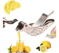Bird Lime Squeezer,2024 Upgraded Stainless Steel Bird Lemon Squeezer,Manual Lemon Juicer and Lime Squeezer,Bird Lemon Squeezer with Pour Spout,Portable Bird Lemon Citrus Kitchen Gadget Manual Juicers