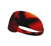 Bird Love Heart Art Elastic Exercise Headband for Sports & Workouts