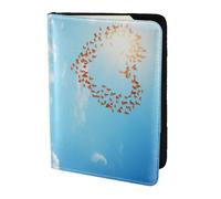 Bird Love Heart Art3 print Passport Cover, Passport Holder Cover Wallet Passport Wallet Case for Cards and Documents