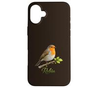 Bird Love: Robin Case for iPhone 16 Plus