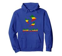 Bird Lover One Love Rasta Reggae Rastafarian Jamaica Roots Pullover Hoodie, Adult Unisex, Royal Blue, Medium