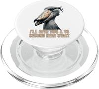 Bird Lover - Shoebill Stork - I'll Give You A Head Start PopSockets PopGrip for MagSafe