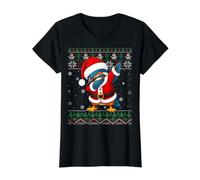 Bird Lover Ugly Xmas Dab Dance Santa Kingfisher Christmas Value Graphic T-Shirt