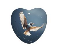 Bird Migration Car Air Freshener Hanging, Long Lasting Scented Car Aromatherapy Tablets, Love form Fragrance Scented Cards for Vehicles, Bedroom, Wardrobe Gray-style