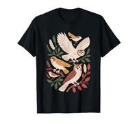 Bird Migration Flyway Map North America Birdwatcher Art T-Shirt