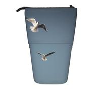 Bird Migration Telescopic Pencil Holder Pop Up Pencil Cases Portable Pen Pouch for Essentials Students Cosmetic