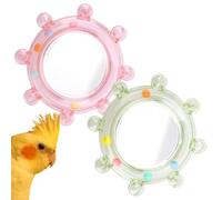 Bird Mirror 2 Piece Sound Wheel Rotating Toy