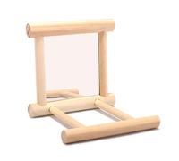 Bird Mirror Wooden Interactive Play Toy With Perch For Small Parrot Budgies Parakeet Bird Lovebird Cockatiel Perch S7O5 Mirror P