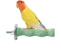 Bird Molar Stone - Volcanic Grinding Pole, Natural Texture Chewing Perch, Parrot Quaker Parrot Caique Senegalese Canary | Ringneck Budgerigar Accessory, Maintenance Setting