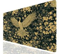 Bird Mouse Pad Large XXL 1000x400x3mm, Animal Mouse Mat With Stitched Edges, Waterproof Desk Accessories Mousepad Improved Precision And Speed, Desk Mat Non-Slip Rubber Base for Office Gamer GKuk-2009