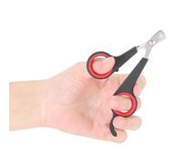 Bird Nail Clipper, Pet Bird Parrot Small Animals Accessory Grooming Tool Nail Scissors Clipper for Small Parrot Birds Black and Red