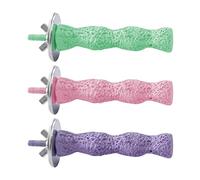 Bird Nail Grinding Stick - Parrot Cage Hanger Training and Exercise Sticks for Grinding Claws, Killing for Parrots, Cockatoos, Agapornis and Nymphs