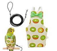 Bird nappy, comfortable parrot suit for pets, the bird pull rope, suitable for birds such as finches, sparrows, macaws, conures, parakeets, and