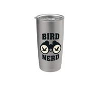 Bird Nerd Funny Bird Watching for Women Stainless Steel Insulated Tumbler