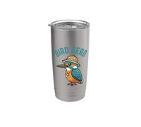 Bird Nerd Funny Bird Watching for Women Stainless Steel Insulated Tumbler