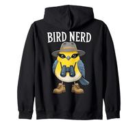 Bird Nerd Funny Birdwatching Birder Ornithology Zip Hoodie