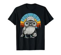 Bird Nerd Shirt Owl Birder Binoculars Funny Value Graphic T-Shirt