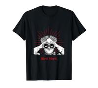 Bird Nerd Woman Binoculars Value Graphic T-Shirt, Men, Black, S