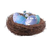 Bird Nest- Artificial Bird Nest, Birds Ornament, Easter Bir-d's Ne-st Warm Breathable House Crafts, Fake Birds Ornament For Woods, Window, Home Gardens, Homes, Patios, Weddings, Christmas, Parties