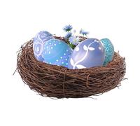 Bird Nest- Artificial Bird Nest, Birds Ornament, Easter Bir-d's Ne-st Warm Breathable House Crafts, Fake Birds Ornament For Woods, Window, Home Gardens, Homes, Patios, Weddings, Christmas, Parties