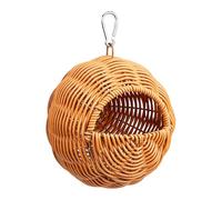 Bird Nest Basket - Bird Nest Box, Parrot Nests Cage, Decorative Birds Shelter, Hanging Habitat Nesting Home | Outdoor Birds House for Garden Backyard Patio Farmhouse Tree Apartment Aviary Us