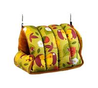 Bird Nest Bed - Comfortable Hammock Cage Hammock Warm Folding House with Soft Fleece Indoor Bird Cave with Hanging Straps Pet Accessory for Canary Ins