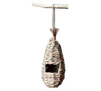Bird Nest,Bird House, Bird House Artificially Woven Bird's Nest with Water Droplets Hemp Rope Can Be Hung On The Branches A Breeding and Resting Place for Birds