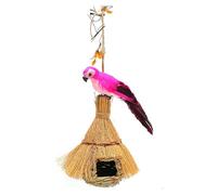 Bird Nest,Bird House, Bird House Hand-Woven Bird's Nest Hanging On Branches Outside The