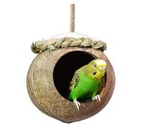 Bird Nest,Bird House, Pet Pigeon Parrot Coconut Shell Bird Nest Outdoor Garden Aviary Home Decoration Resting Place(Large)