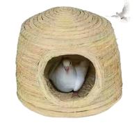 Bird Nest,Bird Nest For Cage, Straw Woven Bird House For Cage, Warm Windproof Parakeet Nesting Box, Portable Bird Nesting Box For Birds, Pigeons,Bird House For Cage 11.8x8.3