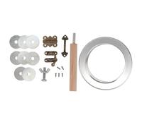 Bird Nest Cage Accessory Anti Bite Iron Ring for Parrot Boxes | Wear Resistant, Easy to Remove Hardware, Smooth Mellow Finish, for Birdhouse Maintenance and PET Shop Staff
