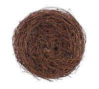 Bird Nest Decor: Fake Bird Nest by Hand, Realistic Ornamental Accessory | Decorative Bird Nest in Natural Rattan, Artificial Bird Nest by Esposi
