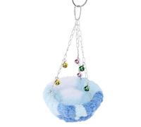 Bird Nest, Enhanced Warmth Comfort Nest Bed with Bird Parrot Breeding Swing, Soft Plush Cozy Look for Home Indoor Decor for Various Bird, Easy to Mount and Hang