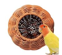 Bird Nest for Cage | Artificial Rattan House for Parrot,Realistic Imitation Rattan Birds Nest for Garden Patio Yard, for Parakeet, Cockatiel