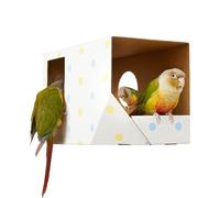 Bird Nest for Cage, Corrugated Paper Hiding House for Pets | Cage House | For Canaries Parakeets Cockatiels Conures Rest Boredom Relief Somm