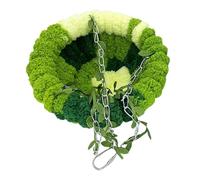 Bird Nest for Cage Plush Green Warm Pet Hammock