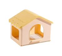 Bird Nest for Cage - Small Three-Sided Opening Animal Accessories with Cushion | Cosy House for Parakeet | Reproduction Sleep, Play, Perching, Hiding and Hiding