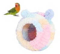 Bird Nest for Cage, Warm Resting Perch Platform Small Sun Conure Breeding House for Parakeet, Lovebird, Zebra Finch, Loriculus (M)