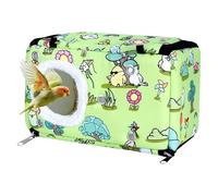 Bird Nest for the Cage - Natural Nesting Material for Birds, Hand-Woven Hanging Nests Made of Grass, Breathable and Soft Bird Nest | Ideal for Canaries | Budgies | And Other K