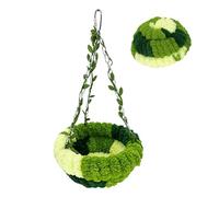 Bird Nest Hammock - Plush Bird Bed House, Parrot Cage Sleeping Hut, Parakeet Cockatiel Nest, Warm Pet Shelter For Finch Conure Cockatiel Canary, Indoor Outdoor Sleeping Nursing Breeding