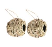 Bird Nest Handmade Bird Houses for Garden Finch Feeder Parrot Nesting House Squirrel Proof
