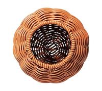 Bird Nest, Hangable Handmade Artificial Rattan Nest, 5.91x6.3 inches Sturdy Imitation Rattan Birdhouse, Compact Hanging Shelter for Parrot, Garden, Yard & Home Cage
