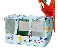 Bird Nest House, Cage Bird Bed Bird Hammock Tent Breathable Bird Nest Cabin Parrot Cave Bird Sleeping Cabin Cave Lady Cage Nest - Breathable Parrot Habitat Cave with Cool Mat | Waterproof Cloth Pet