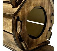 Bird Nest House, Hanging Wooden Bird House for Sparrows, Nesting Boxes for Bluebirds - For Outdoor Use in the Garden Patio for Bird Watching