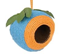 Bird Nest House Made of Shell - Parrots Sparrows Nest | Portable Parakeet Breeding Cave, Reusable Bird Hut Made of Natural Shell for Swallow, Sparrow Maciun