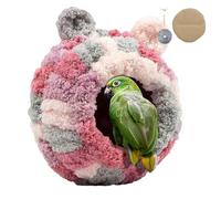 Bird Nest House,Multipurpose Small Bird House Bird Sleeping Hut | Creative Winter Warm Parrot Nest Bird Nest House For Small Birds