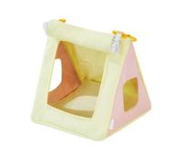 Bird Nest House Parrot Hanging Velvet Shed Hut Finch Cage Plush Hideaway Swing Sleeping Pet Birds Perch Bed