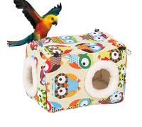 Bird Nest House - Warm Bird Bed | Nest Hideaway for Parakeet Lovebird Cockatiels | Soft Sleeping Bed Shelter - Comfortable Hanging Nestt for Small Birds Seeking Warmth and Security
