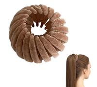 Bird Nest Magic Hair Clip - Expandable Hair Sing | Velvet Hair Clip | Three Rows of Teeth Styling Materials to Prepare Ponytail